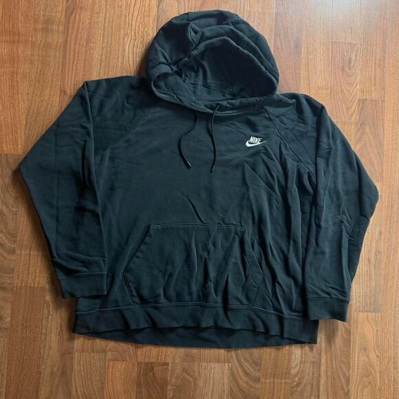 Black Nike Mini Logo Hoodie - Picture 4 of 8